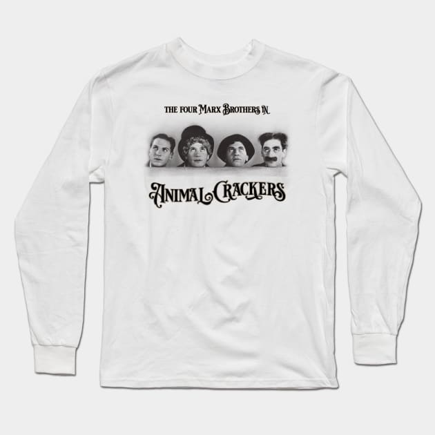 The 4 Marx Brothers in Animal Crackers Long Sleeve T-Shirt by SpruceTavern